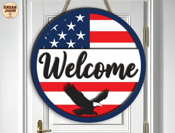 Bring Home the Spirit of Liberty: The Ultimate Guide to the Patriotic Welcome Sign SVG