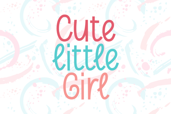 Cute Little Girl: The Handwritten Font That Brings Joy to Every Project