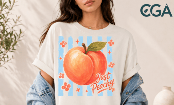Elevating Summer Aesthetics: The Strategic Value of Peachy Retro Summer Fruit Vintage Png in Modern Design