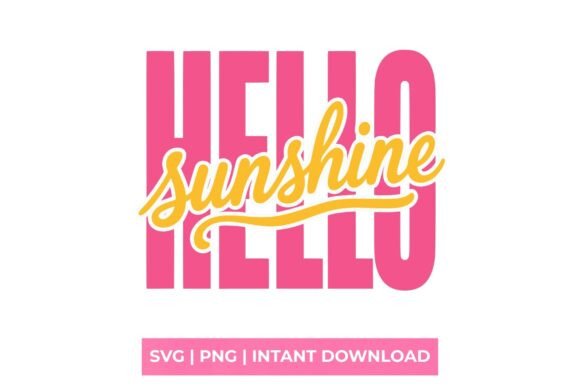 Embrace the Warmth: Why the Hello Sunshine Summer Script SVG is Your Ultimate Craft Project