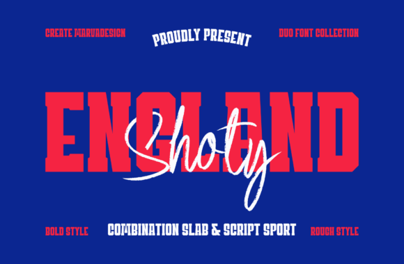 England Shoty: The Bold Duo That Brings Athletic Energy to Your Design Projects