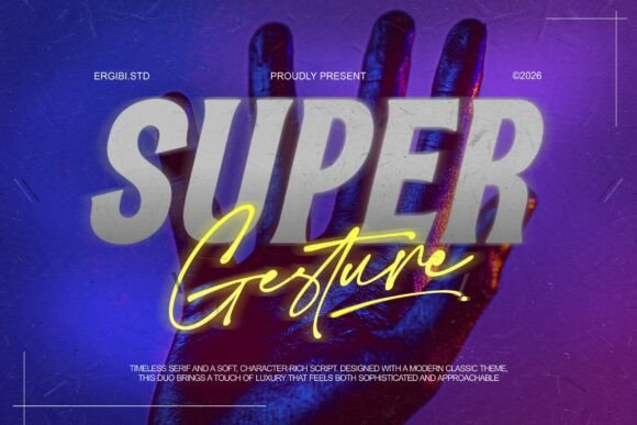 Super Gesture: Where Structure Meets Fluidity in Modern Design