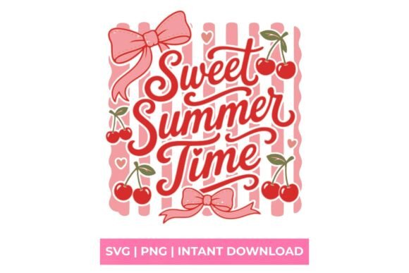 Sweet Summer Time Cherry Bow SVG: The Ultimate Design for Trendy DIY Projects