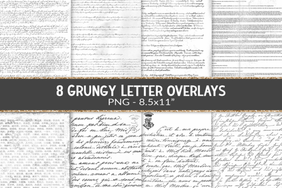 Unlocking Creative Potential with Vintage Text Script Sheet PNG Overlays