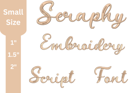 Unlocking the Art of Personalization with Seraphy Script Embroidery Font
