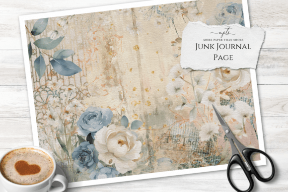 Weathered Garden Junk Journal Page 2: A Solution for Authentic Vintage Aesthetics