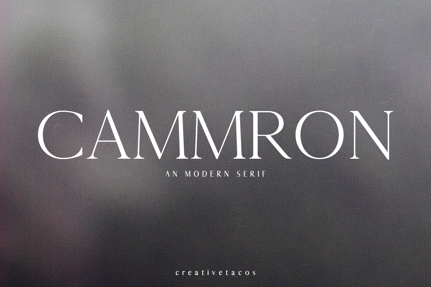 Why Cammron is the Modern Serif Choice for High-Impact Design